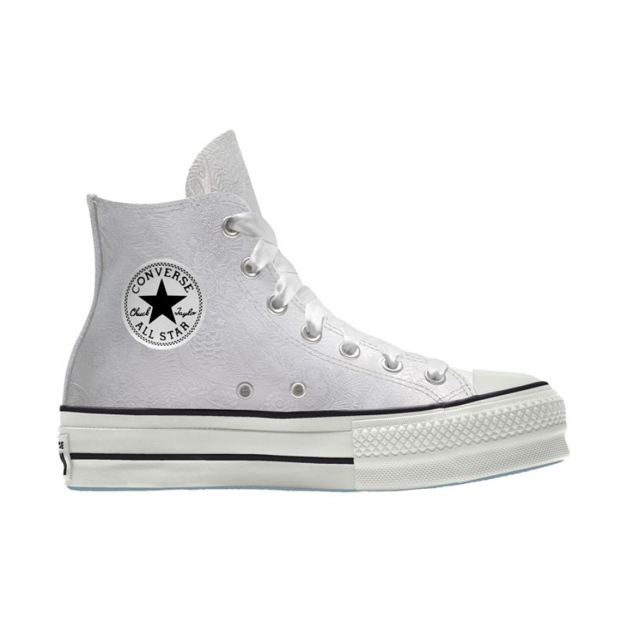 Mujer Converse Corte Alto | Custom Chuck Taylor All Star Lift Platform Premium Wedding By You