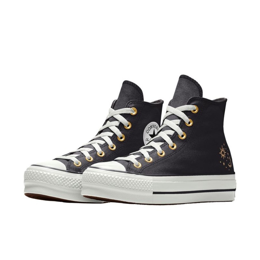 Mujer Converse Corte Bajo | Custom Chuck Taylor All Star Lift Platform Embroidery By You