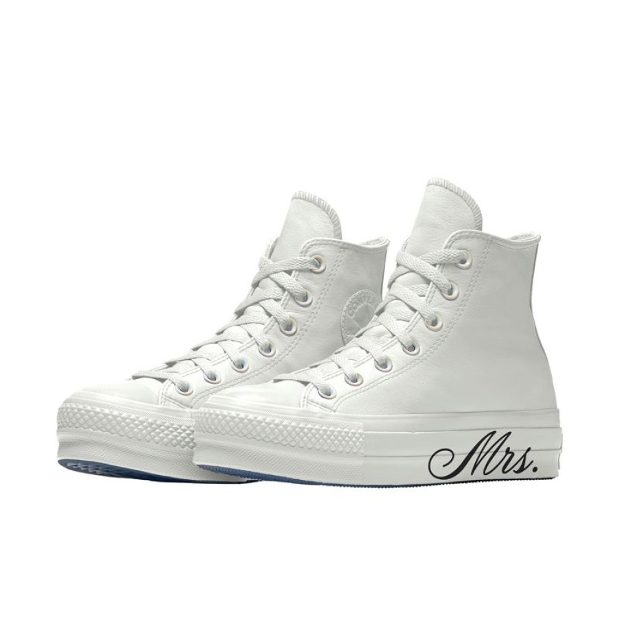 Hombre Converse Plataformas | Custom Chuck Taylor All Star Lift Platform Premium Wedding By You