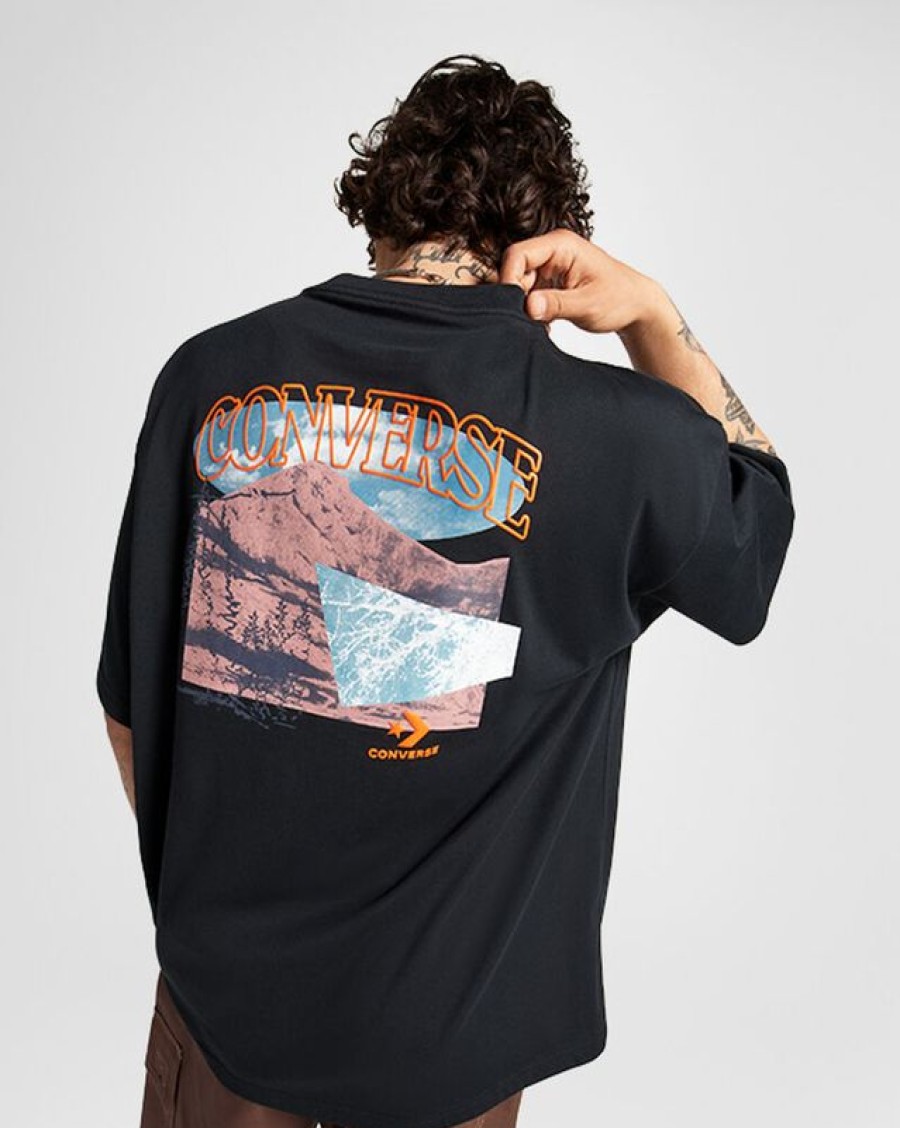 Hombre Converse Partes De Arriba Y Camisetas | All Star Mountain Remix T-Shirt