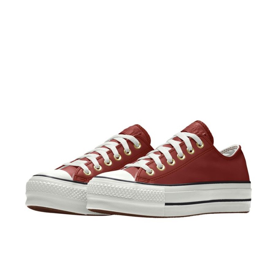 Hombre Converse Corte Bajo | Custom Chuck Taylor All Star Lift Platform Leather By You