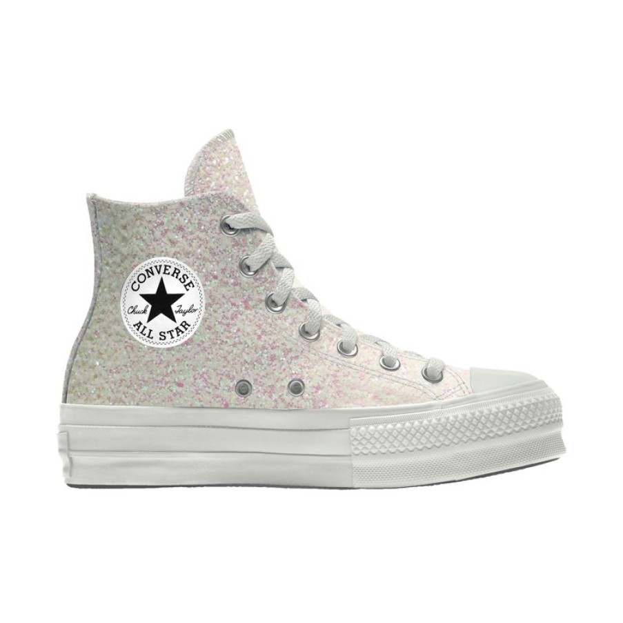 Mujer Converse Chuck Cl Sicas | Custom Chuck Taylor All Star Lift Platform Glitter By You