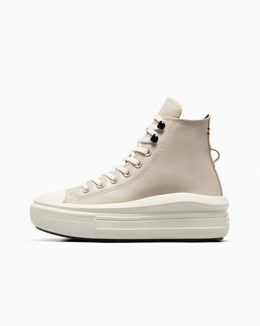 Mujer Converse Corte Alto | Chuck Taylor All Star Move Platform Fleece-Lined Leather