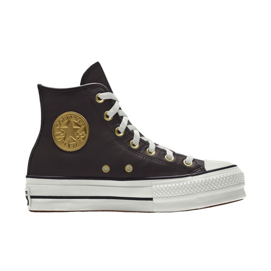 Mujer Converse Personalizar | Custom Chuck Taylor All Star Lift Platform Leather By You