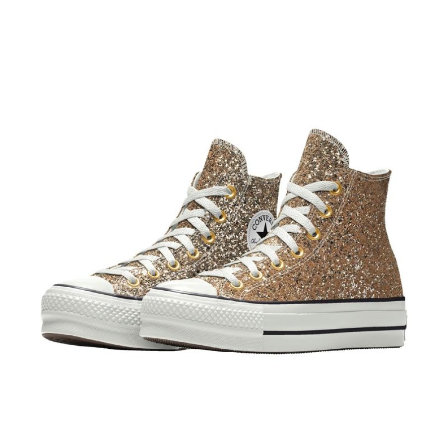 Mujer Converse Chuck Cl Sicas | Custom Chuck Taylor All Star Lift Platform Glitter By You