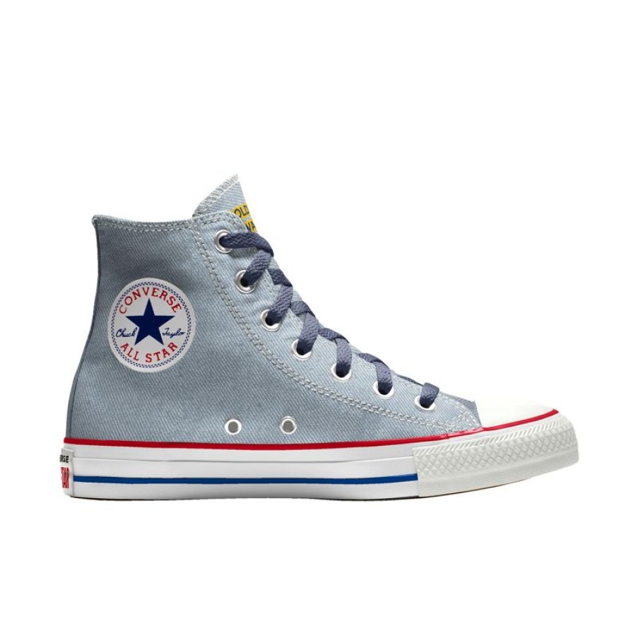 Hombre Converse Personalizar | Custom Chuck Taylor All Star Nba By You - Gold State Warriors