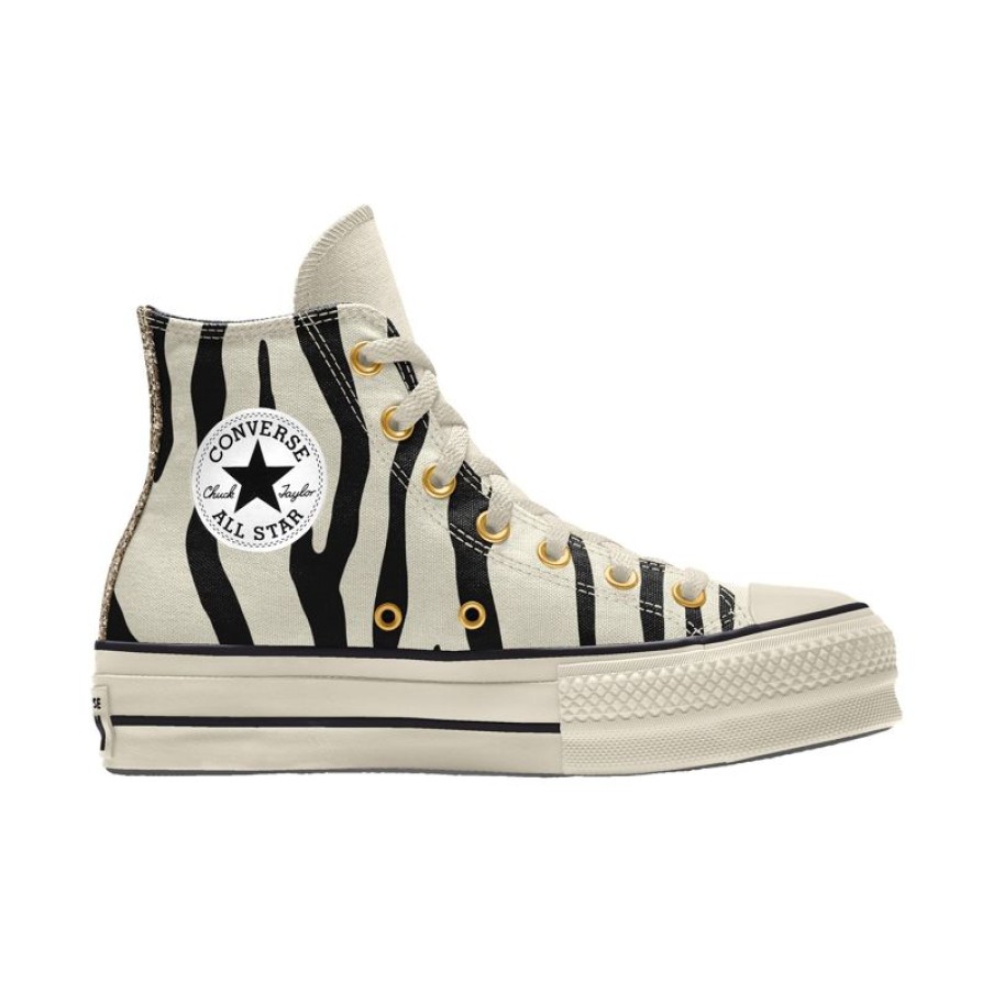 Mujer Converse Personalizar | Custom Chuck Taylor All Star Lift Platform Glitter By You