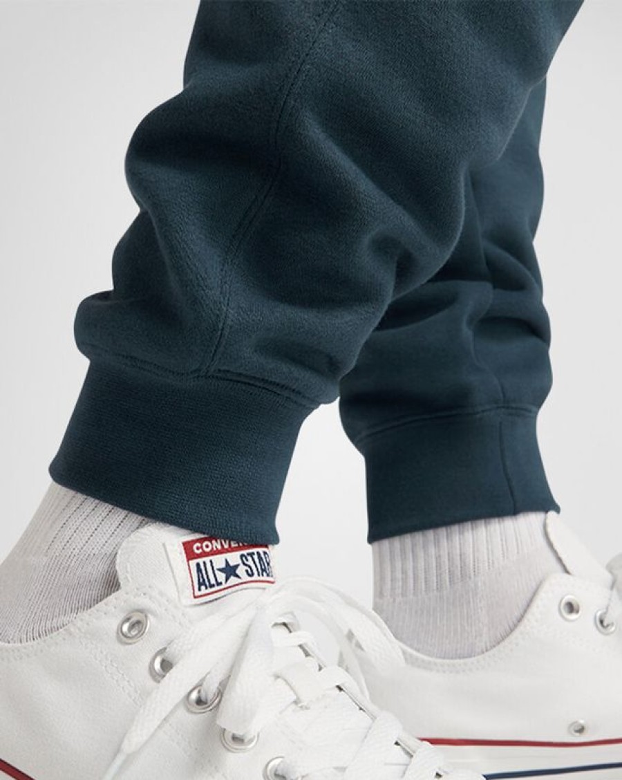 Hombre Converse Pantalones Largos Y Cortos | Converse Go-To All Star Patch Standard-Fit Fleece Sweatpants