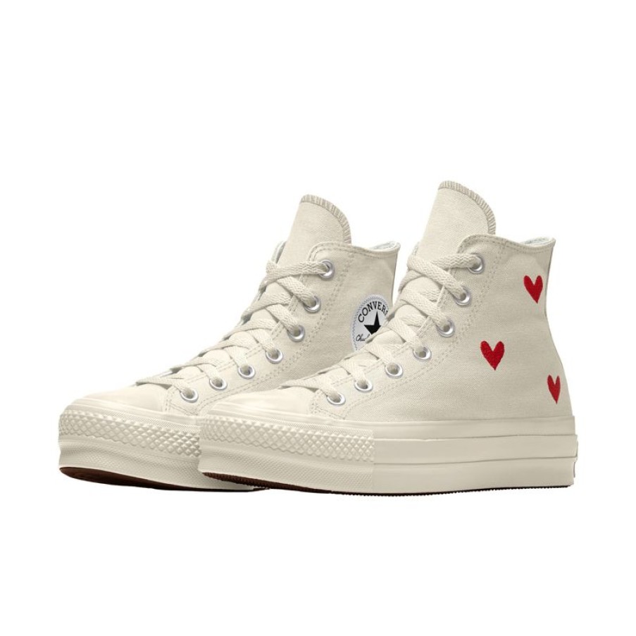 Mujer Converse Corte Bajo | Custom Chuck Taylor All Star Lift Platform Embroidery By You