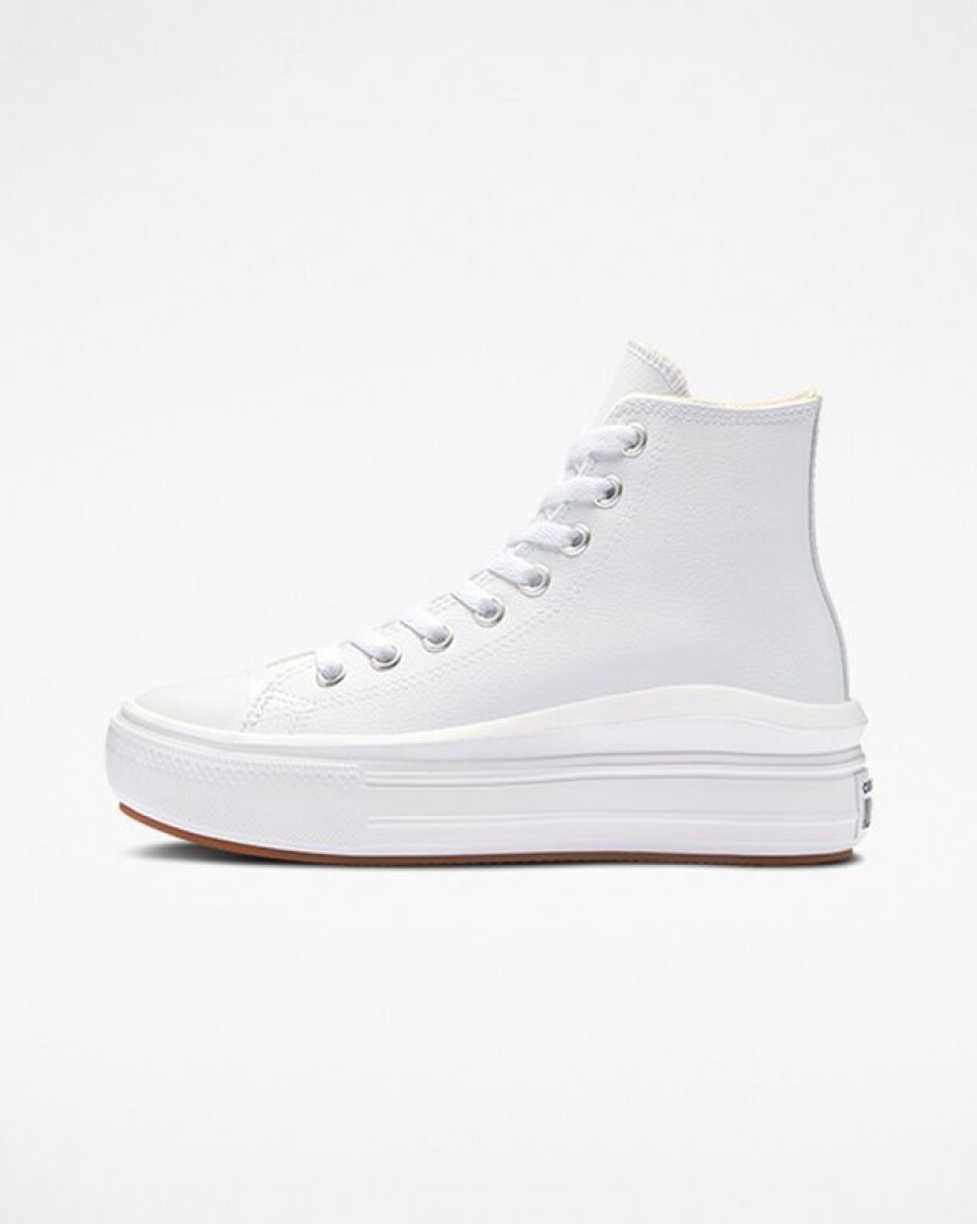 Mujer Converse Corte Alto | Chuck Taylor All Star Move Platform Foundational Leather