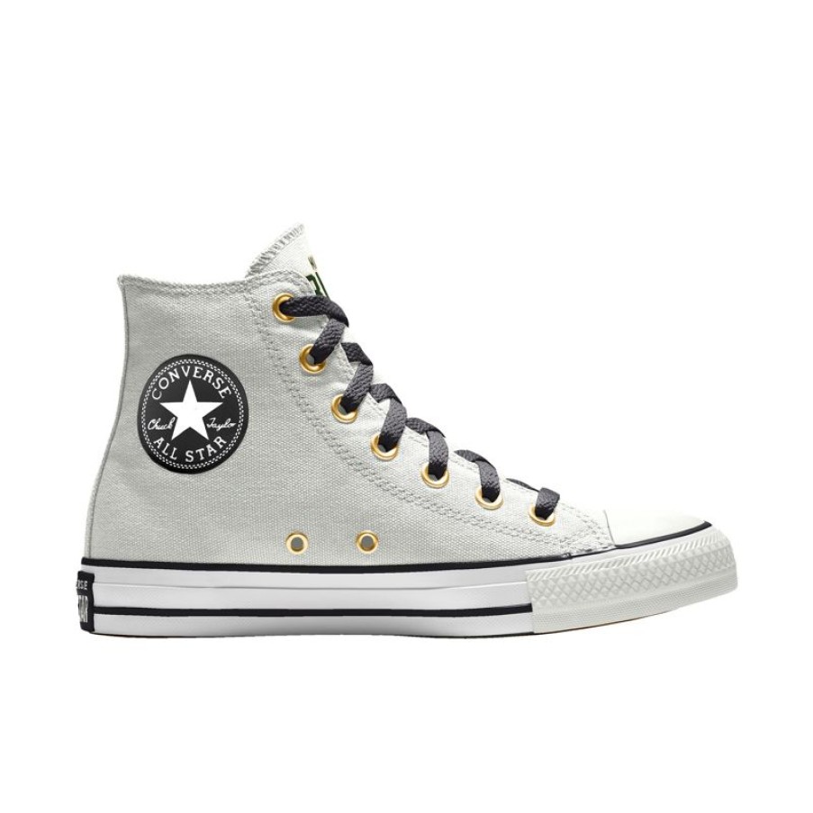 Mujer Converse Corte Alto | Custom Chuck Taylor All Star NBA By You - Milwaukee Bucks