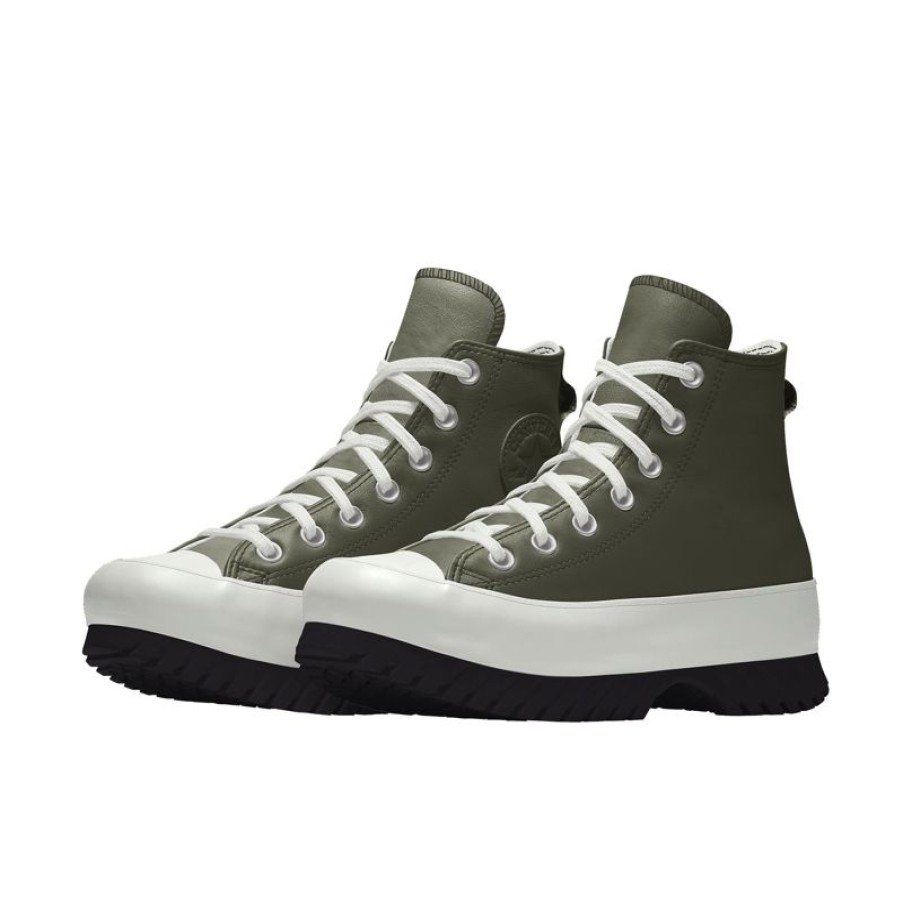 Hombre Converse Chuck Clasicas | Custom Chuck Taylor All Star Lugged Platform Leather By You