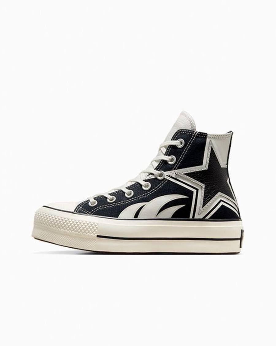 Mujer Converse Plataformas | Chuck Taylor All Star Lift Platform Moto