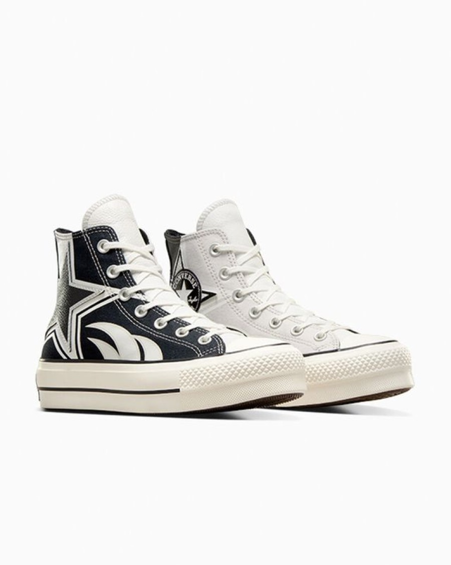 Mujer Converse Plataformas | Chuck Taylor All Star Lift Platform Moto