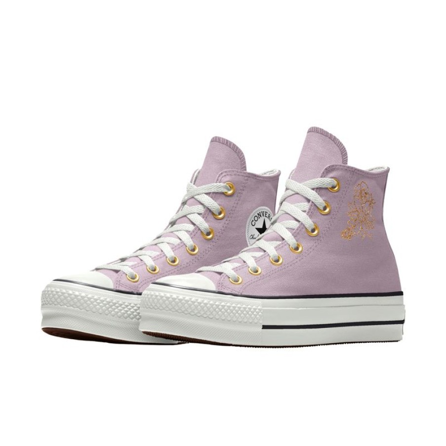 Mujer Converse Chuck Cl Sicas | Custom Chuck Taylor All Star Lift Platform Embroidery By You