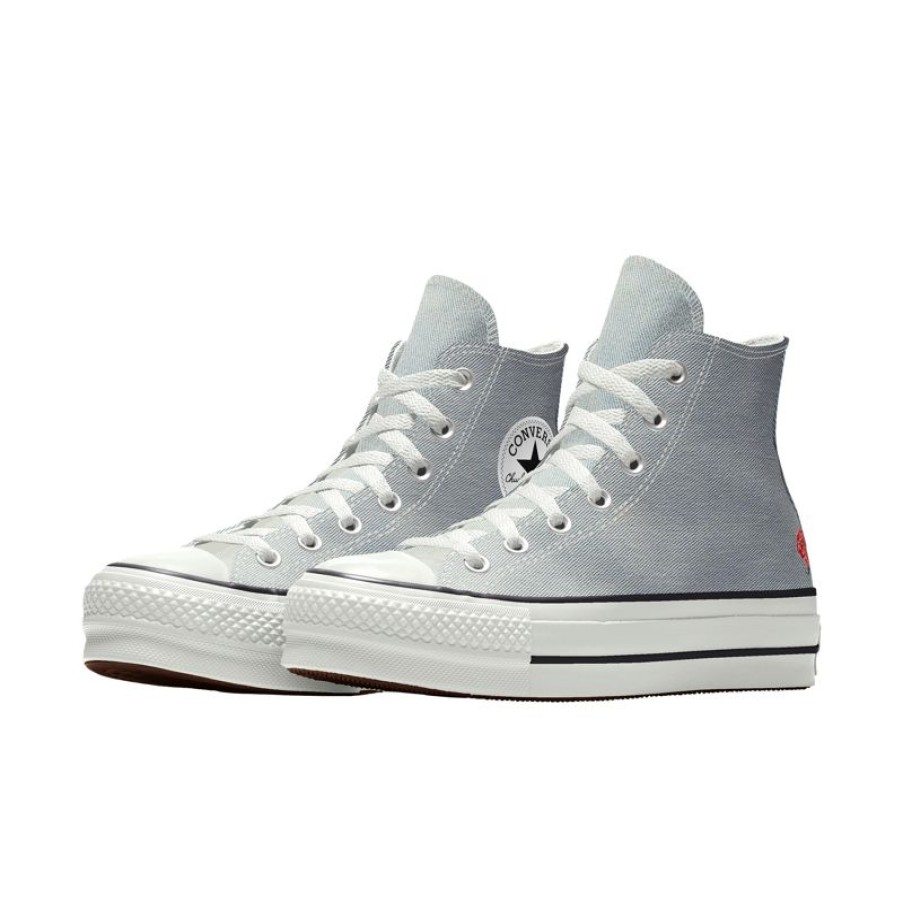 Hombre Converse Corte Alto | Custom Chuck Taylor All Star Lift Platform Embroidery By You