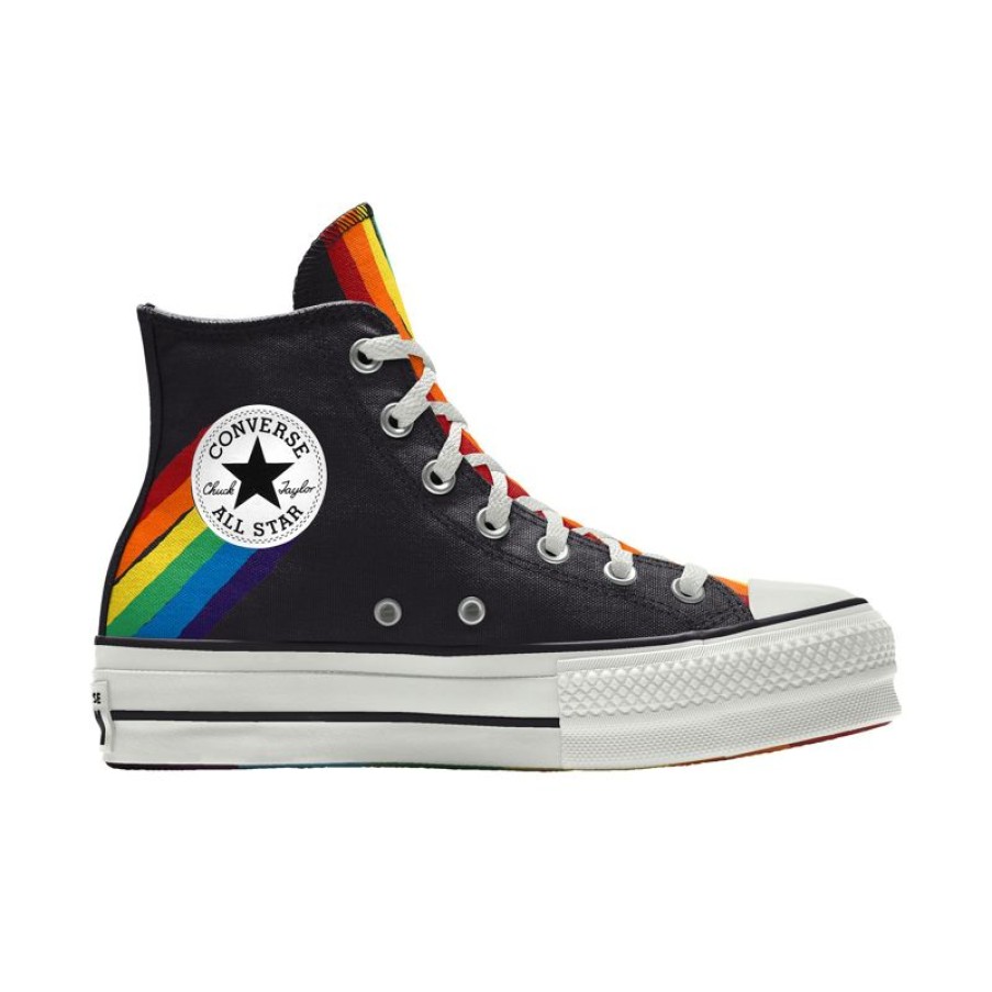 Mujer Converse Corte Bajo | Custom Chuck Taylor All Star Lift Platform Pride By You