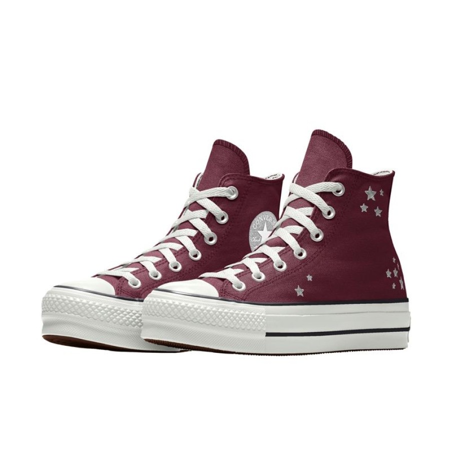 Mujer Converse Corte Alto | Custom Chuck Taylor All Star Lift Platform Embroidery By You