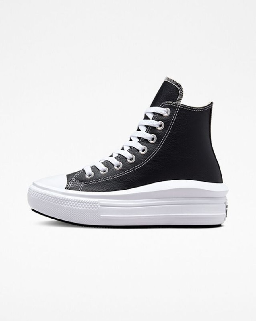 Mujer Converse Corte Alto | Chuck Taylor All Star Move Platform Foundational Leather