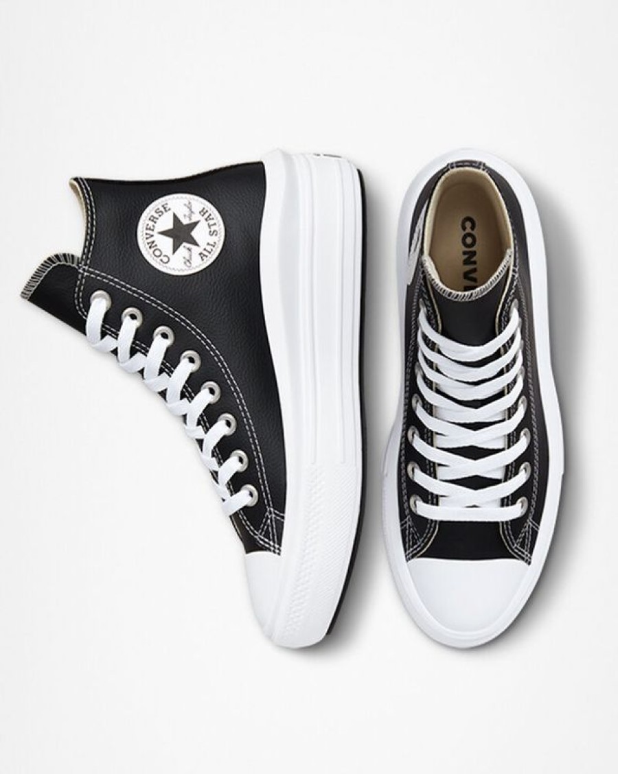 Mujer Converse Corte Alto | Chuck Taylor All Star Move Platform Foundational Leather