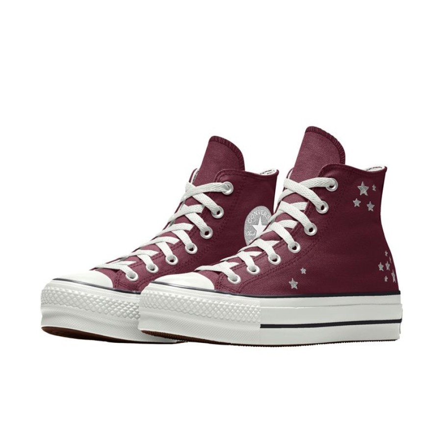 Mujer Converse Corte Bajo | Custom Chuck Taylor All Star Lift Platform Embroidery By You