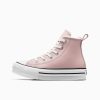 Mujer Converse Winter Shop | Chuck Taylor All Star Lift Platform Leather & Faux Fur