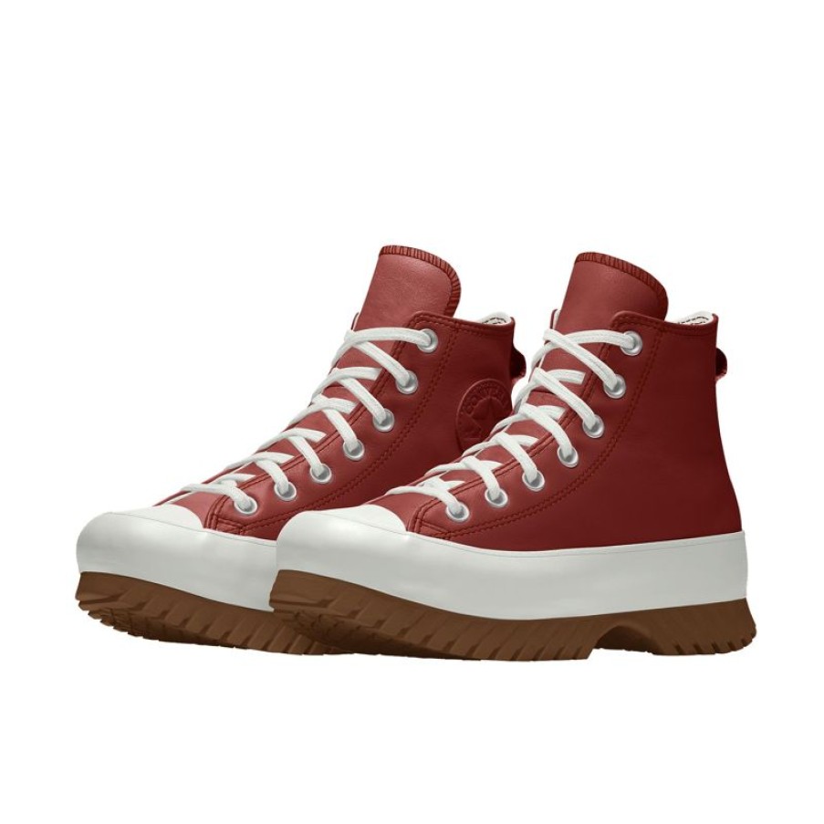 Hombre Converse Chuck Clasicas | Custom Chuck Taylor All Star Lugged Platform Leather By You