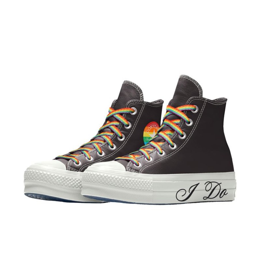 Hombre Converse Corte Alto | Custom Chuck Taylor All Star Lift Platform Premium Wedding By You