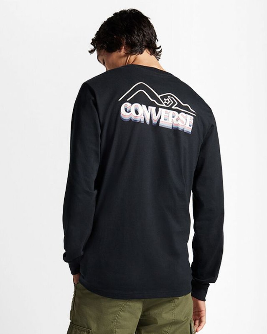 Hombre Converse Partes De Arriba Y Camisetas | All Star Winter Chill Long-Sleeve T-Shirt