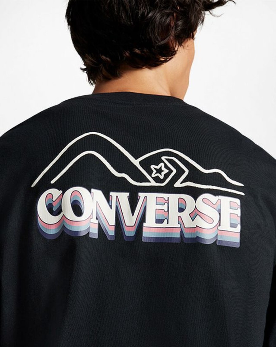 Hombre Converse Partes De Arriba Y Camisetas | All Star Winter Chill Long-Sleeve T-Shirt