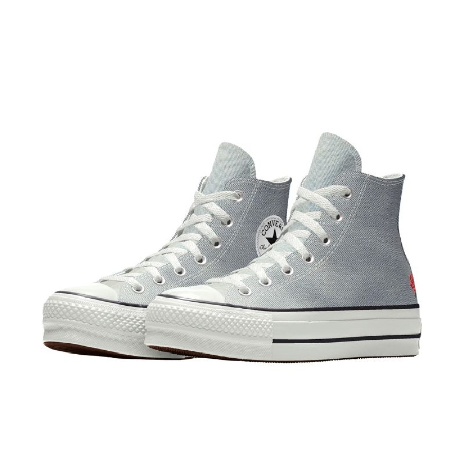 Hombre Converse Chuck Clasicas | Custom Chuck Taylor All Star Lift Platform Embroidery By You