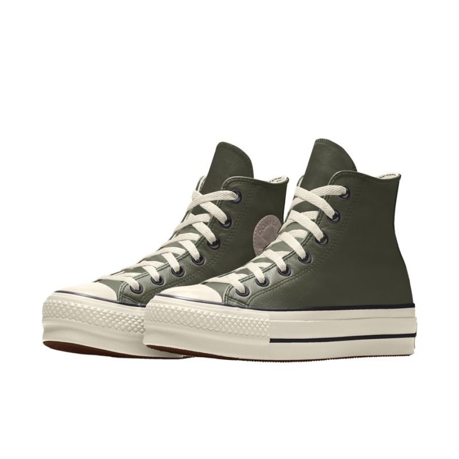 Hombre Converse Plataformas | Custom Chuck Taylor All Star Lift Platform Leather By You