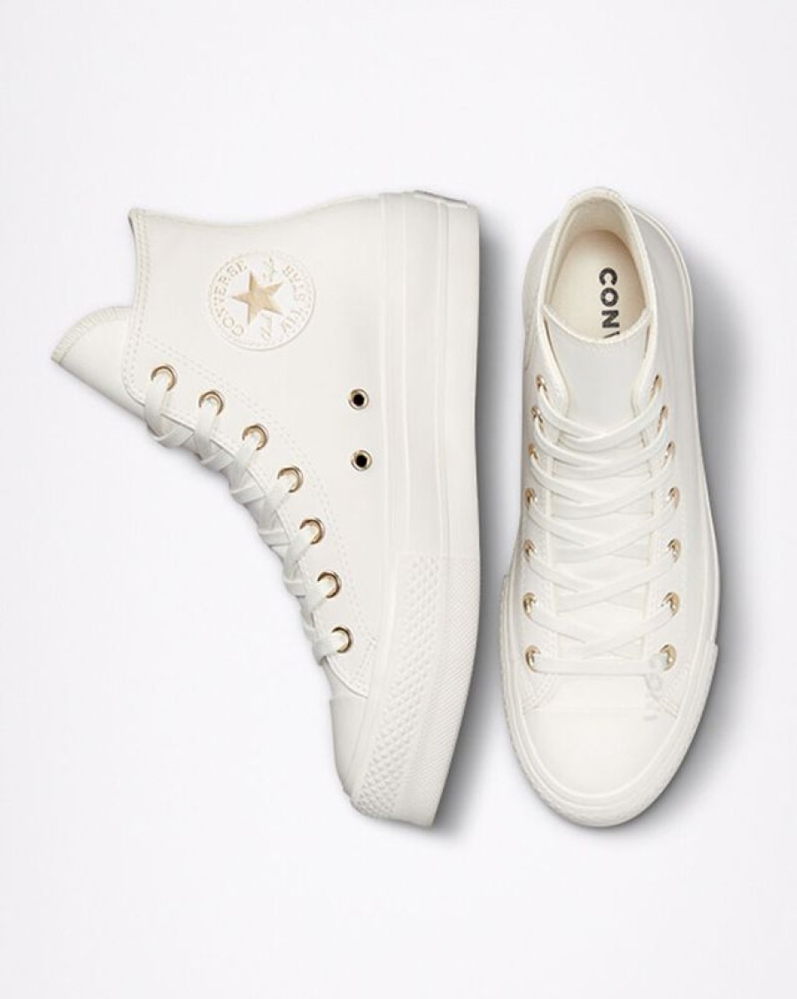 Mujer Converse Corte Alto | Chuck Taylor All Star Lift Platform Mono White