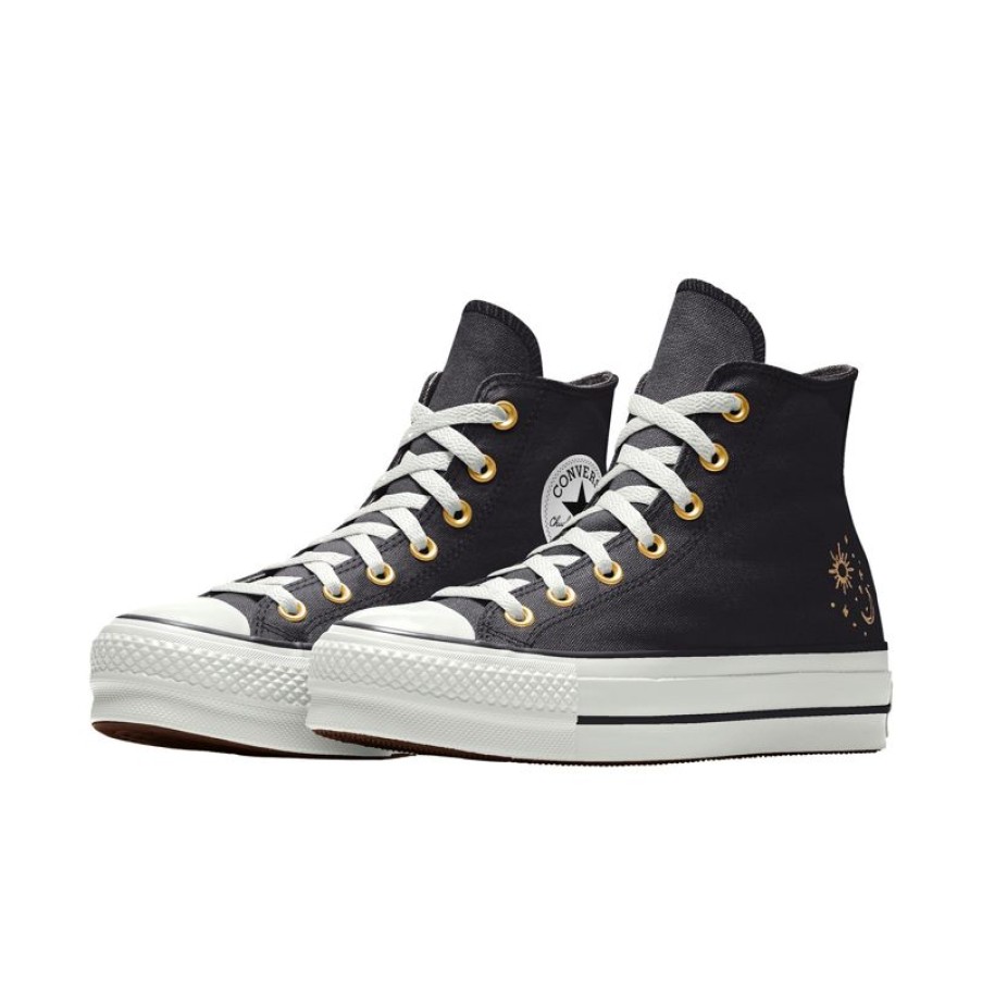 Hombre Converse Chuck Clasicas | Custom Chuck Taylor All Star Lift Platform Embroidery By You