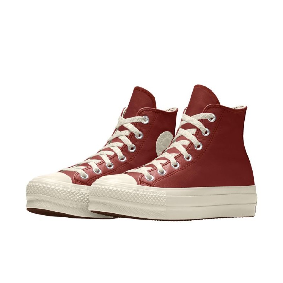 Hombre Converse Plataformas | Custom Chuck Taylor All Star Lift Platform Leather By You