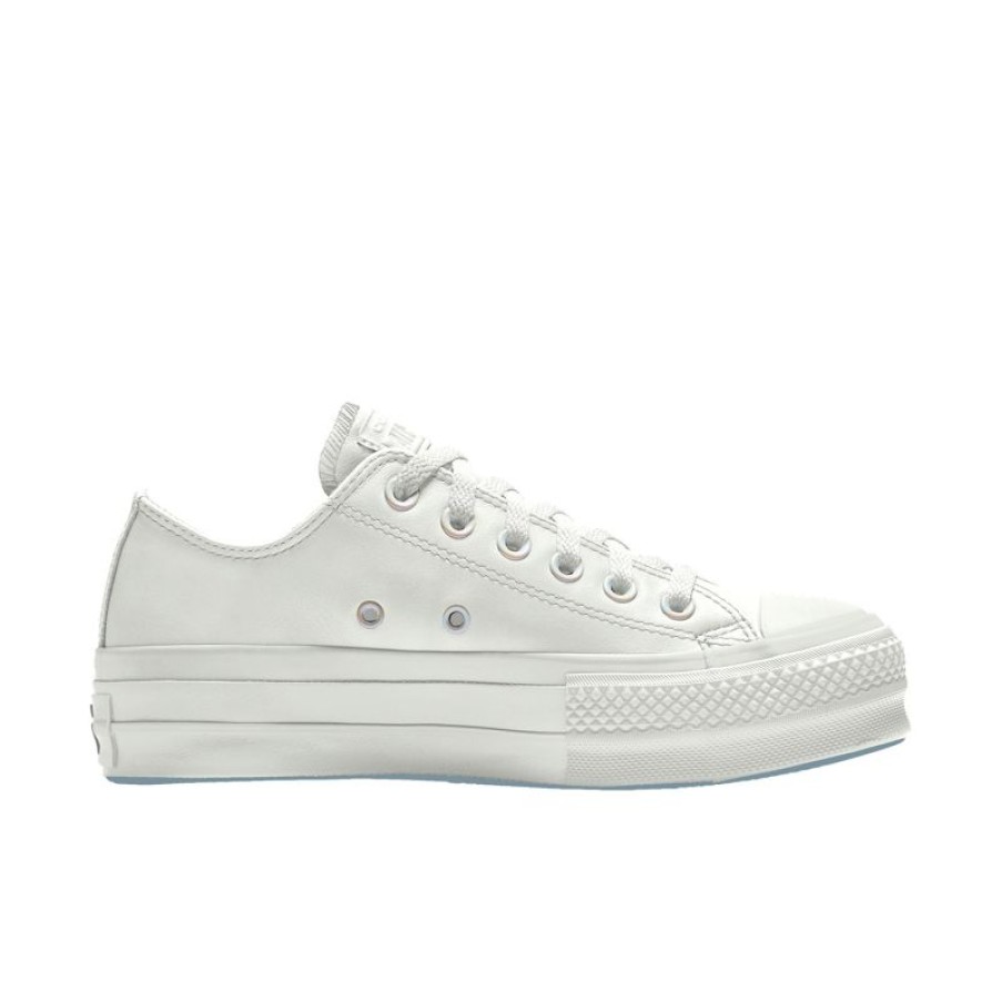 Mujer Converse Corte Bajo | Custom Chuck Taylor All Star Lift Platform Premium Wedding By You