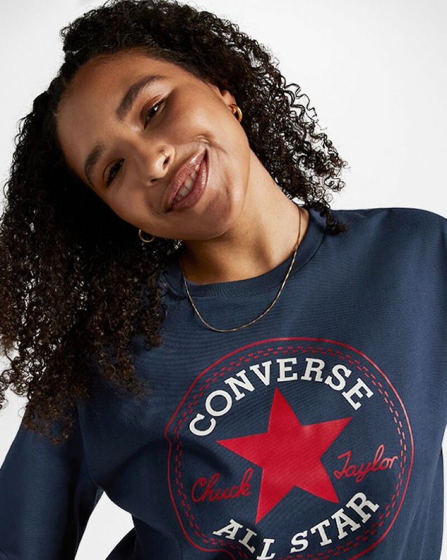 Mujer Converse Partes De Arriba Y Camisetas | Camiseta De Ajuste Estandar Converse Go-To All Star Patch