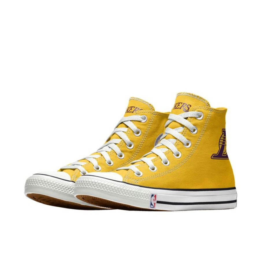 Mujer Converse Chuck Cl Sicas | Custom Chuck Taylor All Star NBA By You - Los Angeles Lakers