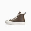 Ninos Converse Plataformas | Chuck Taylor All Star Eva Lift Leather Sherpa