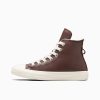 Mujer Converse Corte Alto | Chuck Taylor All Star Leather Faux Fur Lining