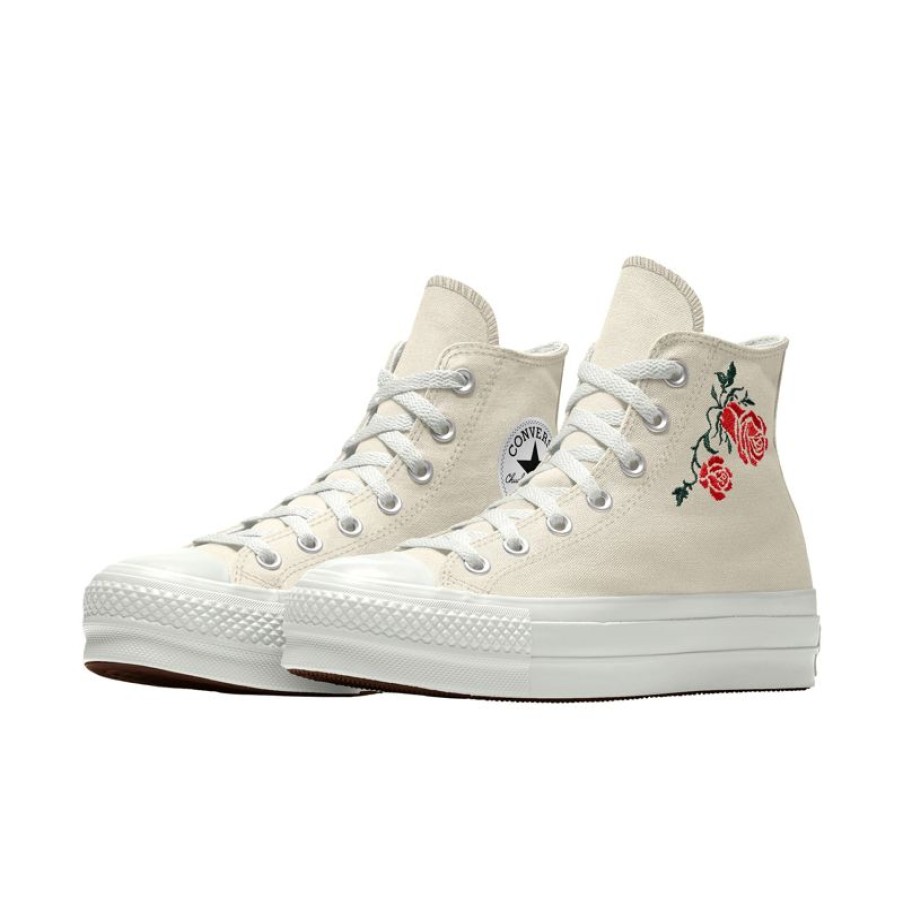 Mujer Converse Chuck Cl Sicas | Custom Chuck Taylor All Star Lift Platform Embroidery By You