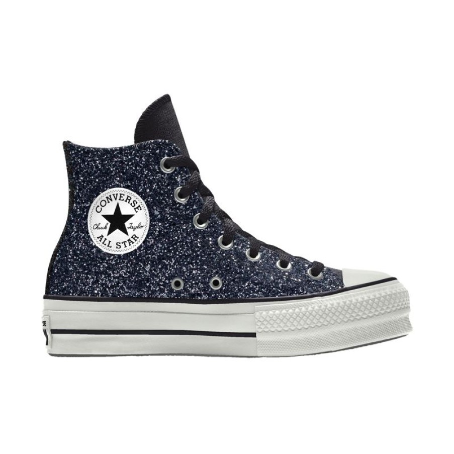 Hombre Converse Plataformas | Custom Chuck Taylor All Star Lift Platform Glitter By You