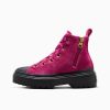 Ninos Converse Corte Alto | Chuck Taylor All Star Lugged Lift Platform Velvet