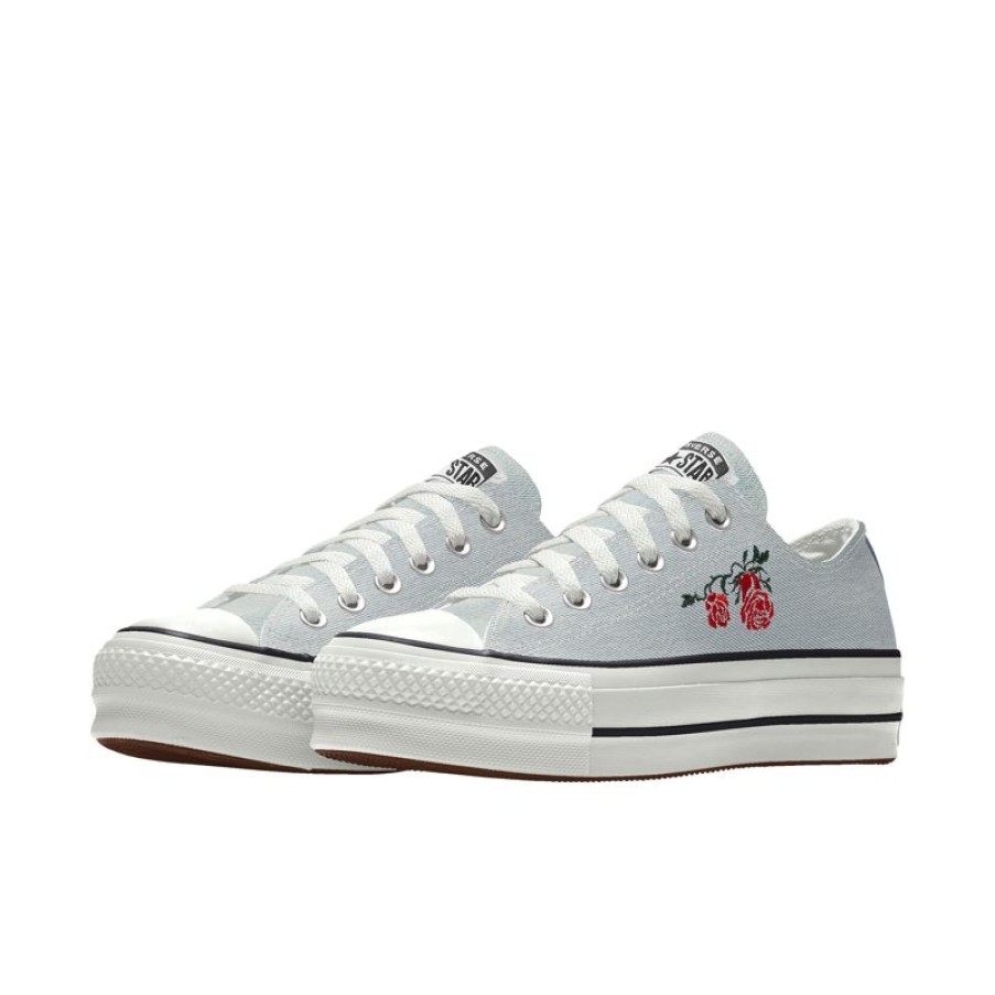 Mujer Converse Chuck Cl Sicas | Custom Chuck Taylor All Star Lift Platform Embroidery By You