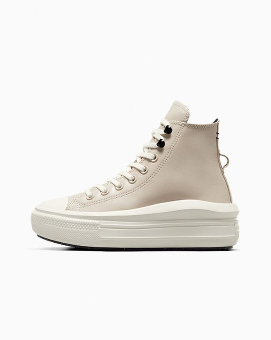 Mujer Converse Plataformas | Chuck Taylor All Star Move Platform Fleece-Lined Leather