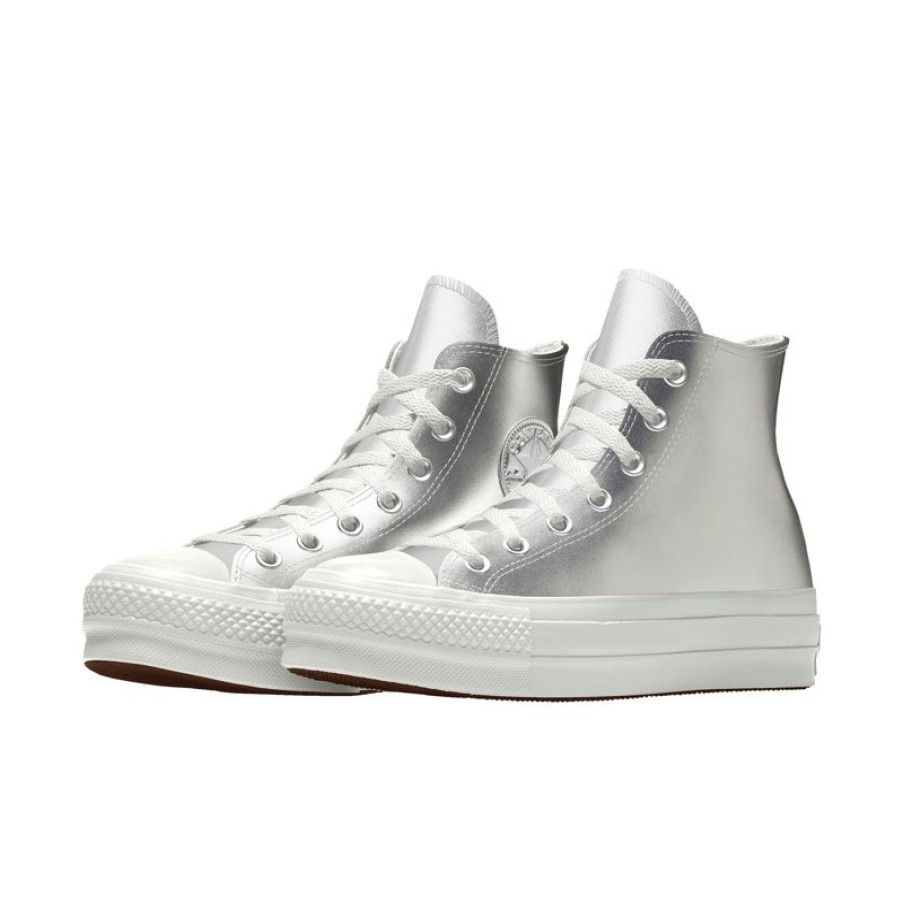 Mujer Converse Corte Alto | Custom Chuck Taylor All Star Lift Platform Leather By You