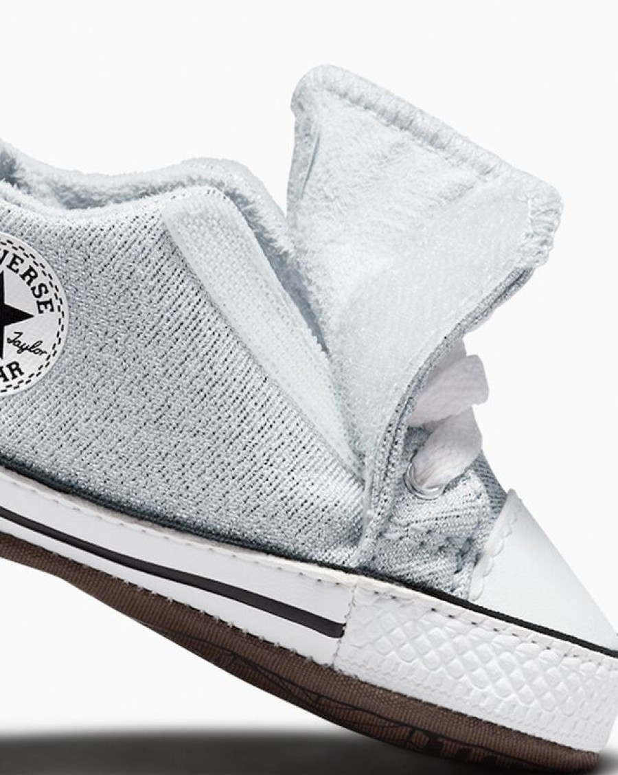 Ninos Converse Faciles De Quitar Y De Poner | Chuck Taylor All Star Cribster Easy-On Sparkle Party