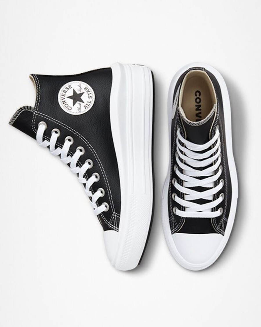 Mujer Converse Plataformas | Chuck Taylor All Star Move Platform Foundational Leather