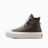 Mujer Converse Plataformas | Chuck Taylor All Star Lift Platform Fleece-Lined Leather