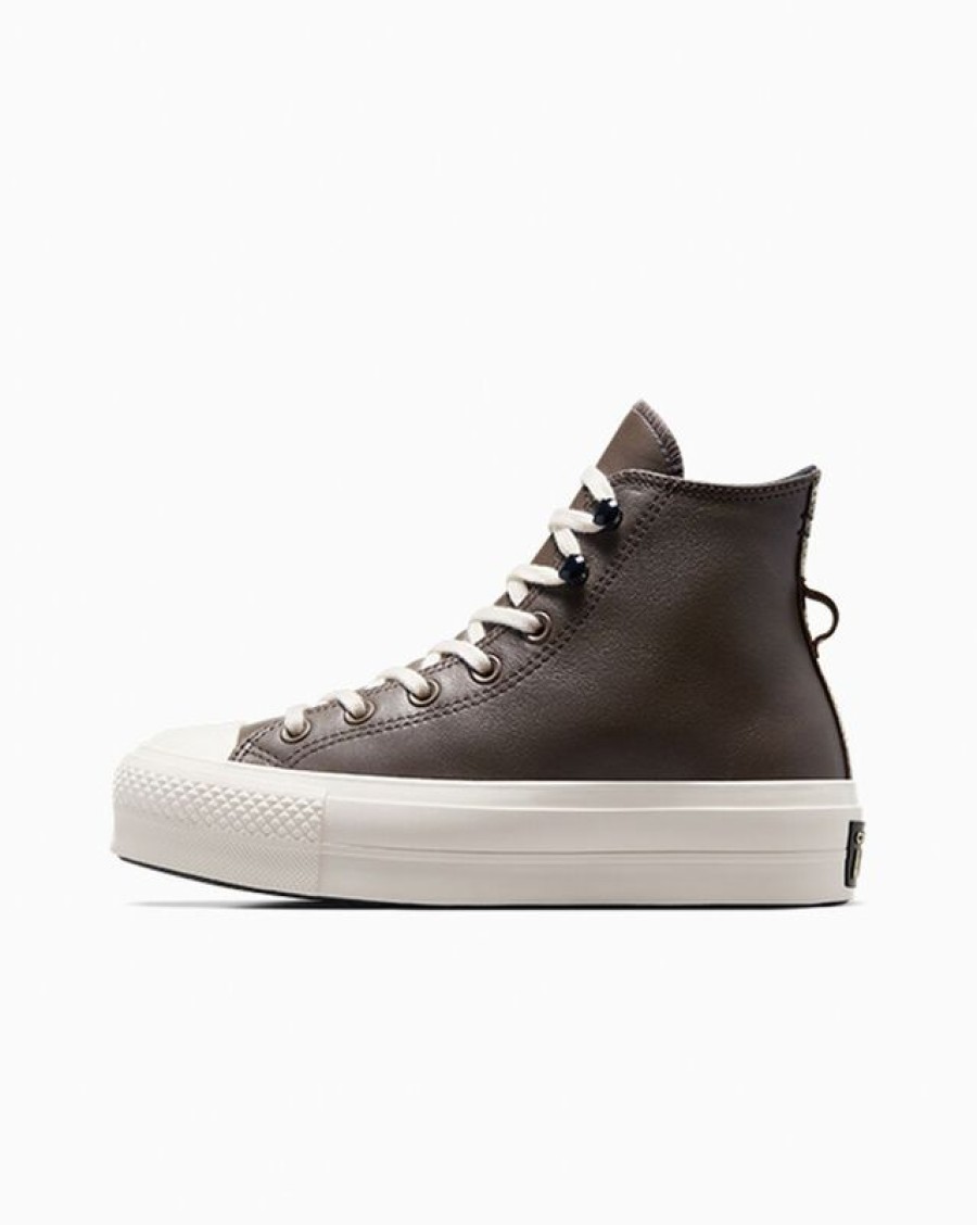 Mujer Converse Plataformas | Chuck Taylor All Star Lift Platform Fleece-Lined Leather